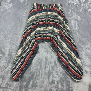 Buddha The Savannah Summer Pants Sz S Multicolor Striped Harem Yoga Flowy Hippie